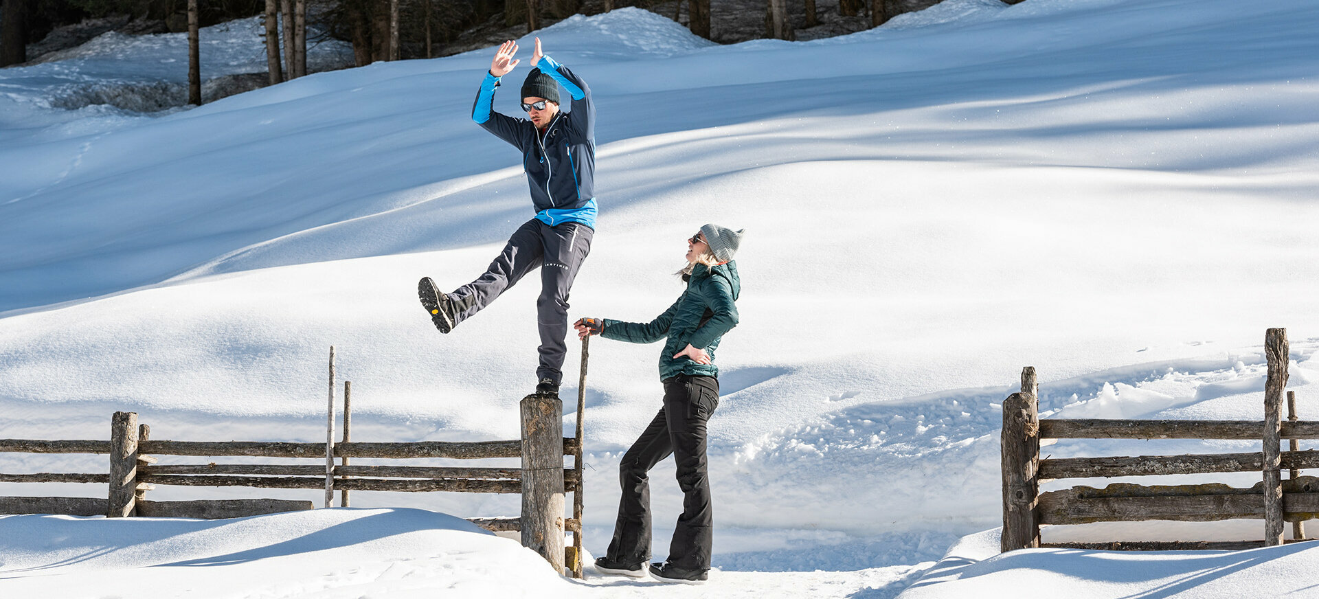 winterwandern winterwanderwege schnee hintertux