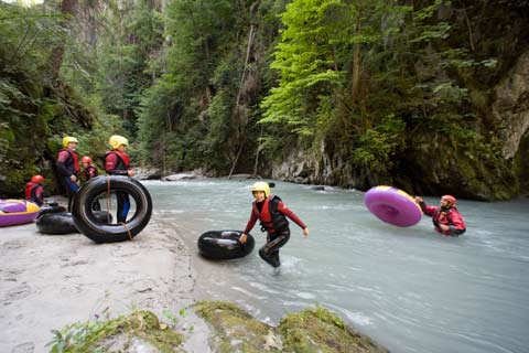 Riverrafting auf dem Ziller